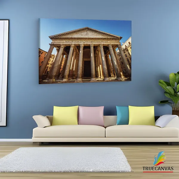 Multicolor_Pantheon,_Wooden_Framed_Canvas_Paintings_|_For_Living_Room_|_Bedroom_|_Office_|_Gallery_|_Ready_Wall_Mount_Canvas_Wall_Art_Painting_|_Size_-_12_X_18In,_Ct0047