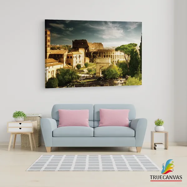 Multicolor_Colosseum,_Wooden_Framed_Canvas_Paintings_|_For_Living_Room_|_Bedroom_|_Office_|_Gallery_|_Ready_Wall_Mount_Canvas_Wall_Art_Painting_|_Size_-_12_X_18In,_Ct0052