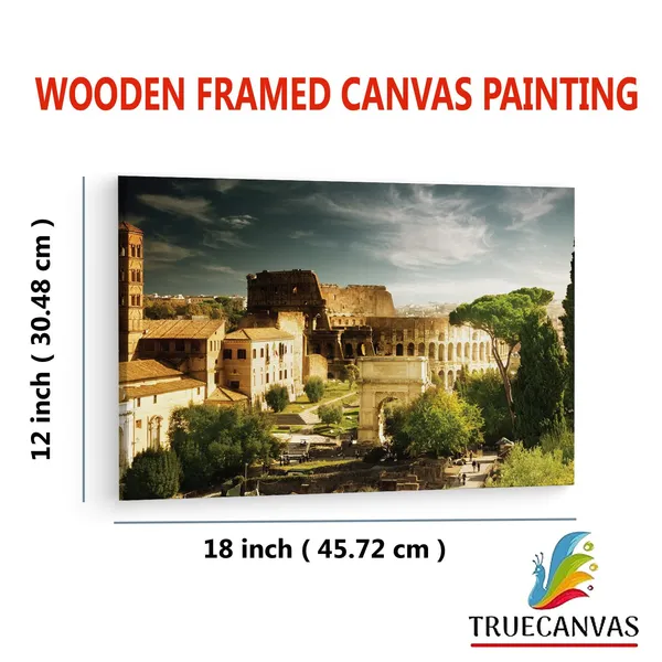Multicolor_Colosseum,_Wooden_Framed_Canvas_Paintings_|_For_Living_Room_|_Bedroom_|_Office_|_Gallery_|_Ready_Wall_Mount_Canvas_Wall_Art_Painting_|_Size_-_12_X_18In,_Ct0052