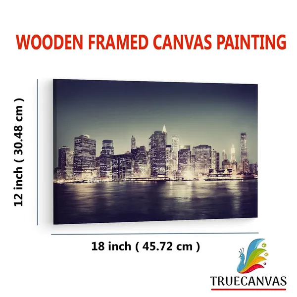 Multicolor_Fotokunst_|_Schilderij,_Wooden_Framed_Canvas_Paintings_|_For_Living_Room_|_Bedroom_|_Office_|_Gallery_|_Ready_Wall_Mount_Canvas_Wall_Art_Painting_|_Size_-_12_X_18In,_Ct0053