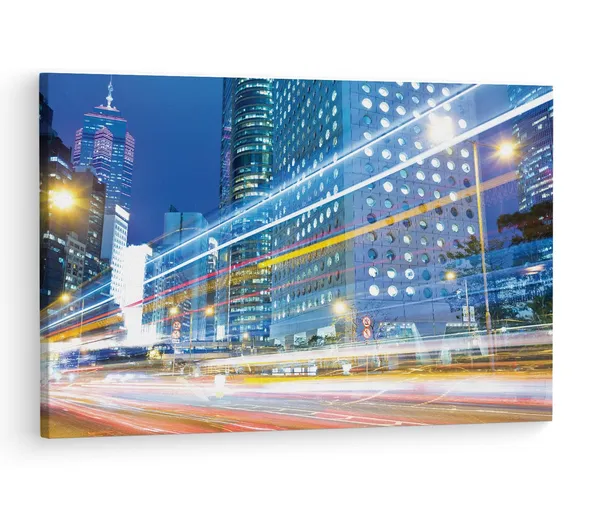 Multicolor_City,_Wooden_Framed_Canvas_Paintings_|_For_Living_Room_|_Bedroom_|_Office_|_Gallery_|_Ready_Wall_Mount_Canvas_Wall_Art_Painting_|_Size_-_12_X_18In,_Ct0054
