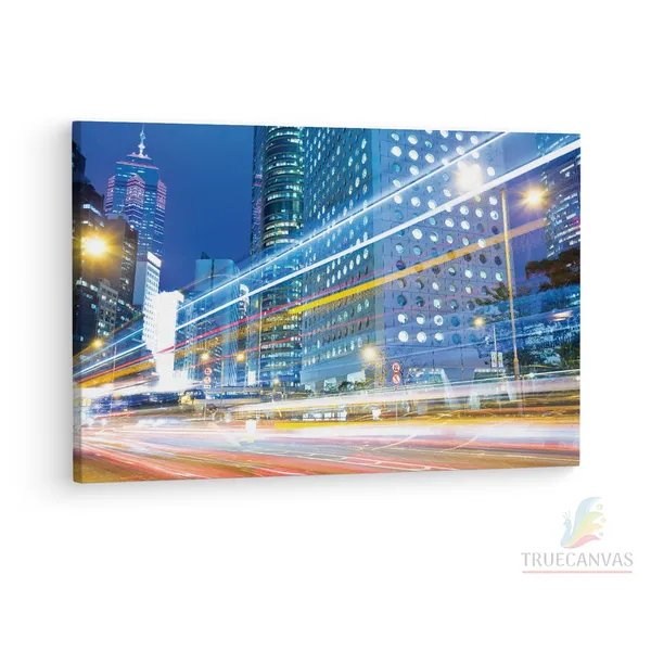 Multicolor_City,_Wooden_Framed_Canvas_Paintings_|_For_Living_Room_|_Bedroom_|_Office_|_Gallery_|_Ready_Wall_Mount_Canvas_Wall_Art_Painting_|_Size_-_12_X_18In,_Ct0054