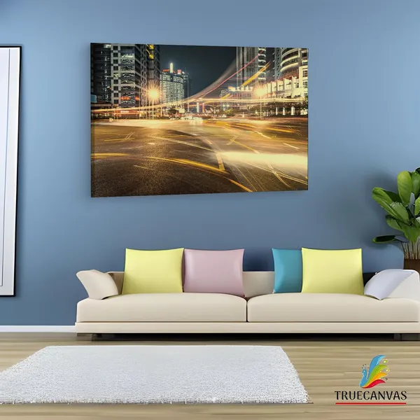 Multicolor_City,_Wooden_Framed_Canvas_Paintings_|_For_Living_Room_|_Bedroom_|_Office_|_Gallery_|_Ready_Wall_Mount_Canvas_Wall_Art_Painting_|_Size_-_12_X_18In,_Ct0057