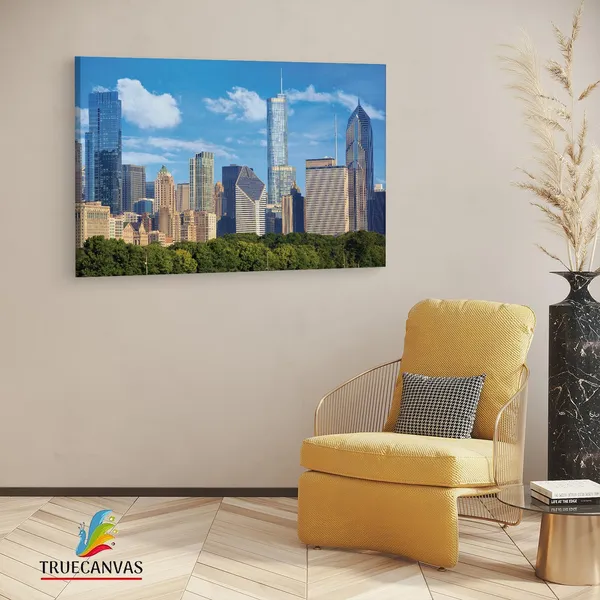 Multicolor_Chicago_Natural_Gas_Companies,_Wooden_Framed_Canvas_Paintings_|_For_Living_Room_|_Bedroom_|_Office_|_Gallery_|_Ready_Wall_Mount_Canvas_Wall_Art_Painting_|_Size_-_12_X_18In,_Ct0062