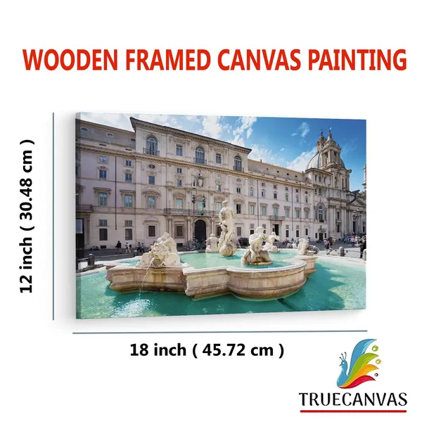 Multicolor_Fountain_Of_The_Moro,_Wooden_Framed_Canvas_Paintings_|_For_Living_Room_|_Bedroom_|_Office_|_Gallery_|_Ready_Wall_Mount_Canvas_Wall_Art_Painting_|_Size_-_12_X_18In,_Ct0068