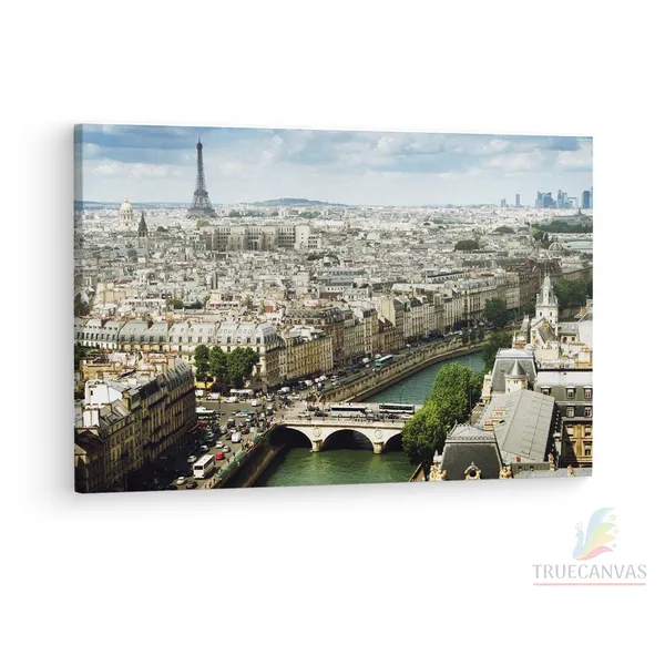 Multicolor_Eiffel_Tower,_Wooden_Framed_Canvas_Paintings_|_For_Living_Room_|_Bedroom_|_Office_|_Gallery_|_Ready_Wall_Mount_Canvas_Wall_Art_Painting_|_Size_-_12_X_18In,_Ct0070