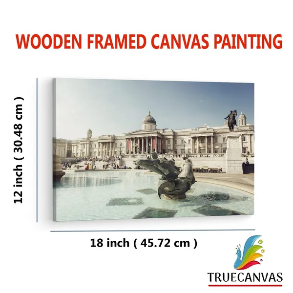 Multicolor_Trafalgar_Square,_Wooden_Framed_Canvas_Paintings_|_For_Living_Room_|_Bedroom_|_Office_|_Gallery_|_Ready_Wall_Mount_Canvas_Wall_Art_Painting_|_Size_-_12_X_18In,_Ct0071