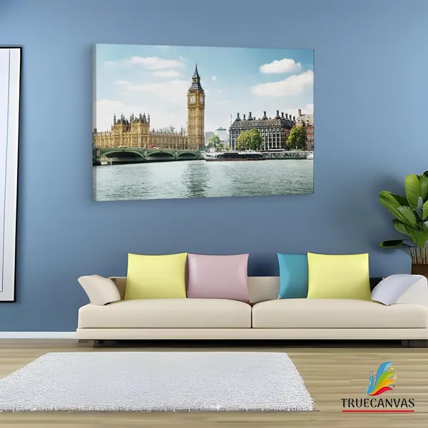 Multicolor_Big_Ben,_Wooden_Framed_Canvas_Paintings_|_For_Living_Room_|_Bedroom_|_Office_|_Gallery_|_Ready_Wall_Mount_Canvas_Wall_Art_Painting_|_Size_-_12_X_18In,_Ct0072