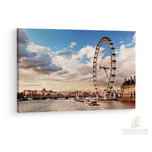 Multicolor_London_Eye,_Wooden_Framed_Canvas_Paintings_|_For_Living_Room_|_Bedroom_|_Office_|_Gallery_|_Ready_Wall_Mount_Canvas_Wall_Art_Painting_|_Size_-_12_X_18In,_Ct0073