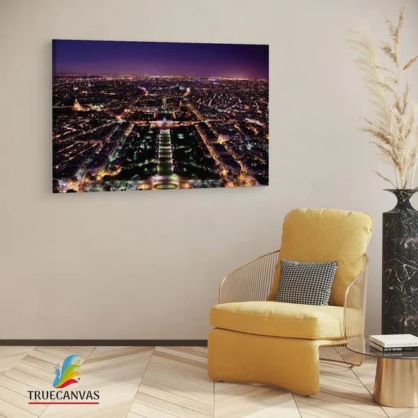 Multicolor_Eiffel_Tower,_Wooden_Framed_Canvas_Paintings_|_For_Living_Room_|_Bedroom_|_Office_|_Gallery_|_Ready_Wall_Mount_Canvas_Wall_Art_Painting_|_Size_-_12_X_18In,_Ct0078