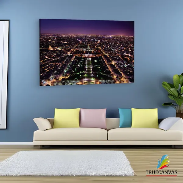 Multicolor_Eiffel_Tower,_Wooden_Framed_Canvas_Paintings_|_For_Living_Room_|_Bedroom_|_Office_|_Gallery_|_Ready_Wall_Mount_Canvas_Wall_Art_Painting_|_Size_-_12_X_18In,_Ct0078