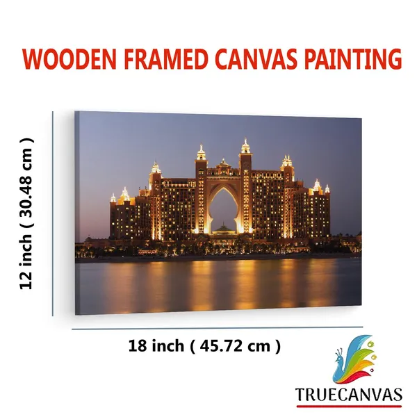 Multicolor_Atlantis,_The_Palm,_Wooden_Framed_Canvas_Paintings_|_For_Living_Room_|_Bedroom_|_Office_|_Gallery_|_Ready_Wall_Mount_Canvas_Wall_Art_Painting_|_Size_-_12_X_18In,_Ct0079