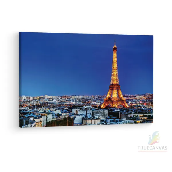 Multicolor_Eiffel_Tower,_Wooden_Framed_Canvas_Paintings_|_For_Living_Room_|_Bedroom_|_Office_|_Gallery_|_Ready_Wall_Mount_Canvas_Wall_Art_Painting_|_Size_-_12_X_18In,_Ct0081