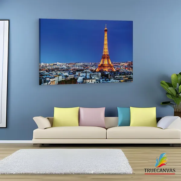 Multicolor_Eiffel_Tower,_Wooden_Framed_Canvas_Paintings_|_For_Living_Room_|_Bedroom_|_Office_|_Gallery_|_Ready_Wall_Mount_Canvas_Wall_Art_Painting_|_Size_-_12_X_18In,_Ct0081