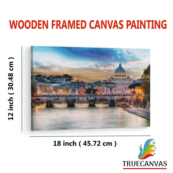Multicolor_River_Tiber,_Wooden_Framed_Canvas_Paintings_|_For_Living_Room_|_Bedroom_|_Office_|_Gallery_|_Ready_Wall_Mount_Canvas_Wall_Art_Painting_|_Size_-_12_X_18In,_Ct0083