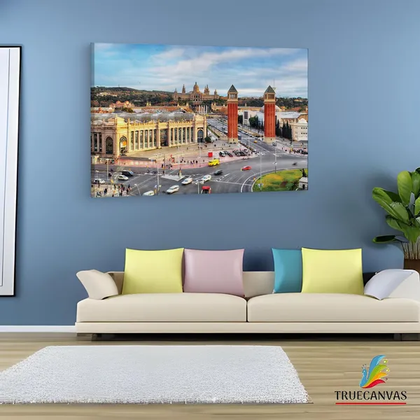Multicolor__Wooden_Framed_Canvas_Paintings_|_For_Living_Room_|_Bedroom_|_Office_|_Gallery_|_Ready_Wall_Mount_Canvas_Wall_Art_Painting_|_Size_-_12_X_18In,_Ct0088