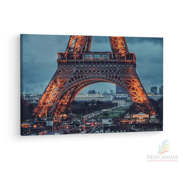 Multicolor_Eiffel_Tower,_Wooden_Framed_Canvas_Paintings_|_For_Living_Room_|_Bedroom_|_Office_|_Gallery_|_Ready_Wall_Mount_Canvas_Wall_Art_Painting_|_Size_-_12_X_18In,_Ct0090