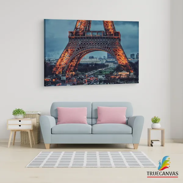 Multicolor_Eiffel_Tower,_Wooden_Framed_Canvas_Paintings_|_For_Living_Room_|_Bedroom_|_Office_|_Gallery_|_Ready_Wall_Mount_Canvas_Wall_Art_Painting_|_Size_-_12_X_18In,_Ct0090