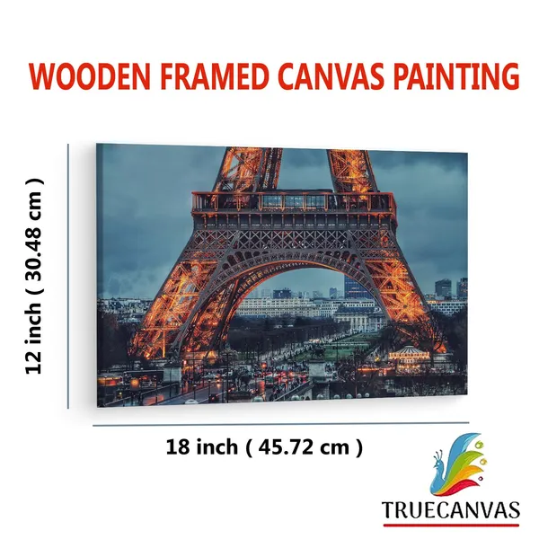 Multicolor_Eiffel_Tower,_Wooden_Framed_Canvas_Paintings_|_For_Living_Room_|_Bedroom_|_Office_|_Gallery_|_Ready_Wall_Mount_Canvas_Wall_Art_Painting_|_Size_-_12_X_18In,_Ct0090