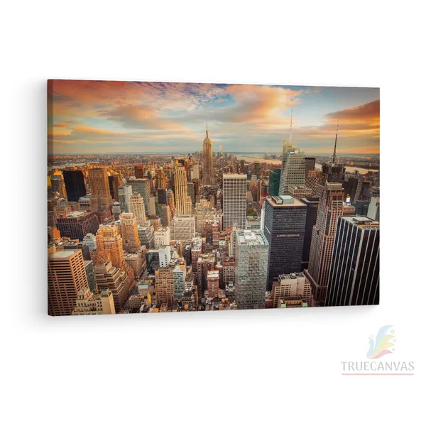 Multicolor_Empire_State_Building,_Wooden_Framed_Canvas_Paintings_|_For_Living_Room_|_Bedroom_|_Office_|_Gallery_|_Ready_Wall_Mount_Canvas_Wall_Art_Painting_|_Size_-_12_X_18In,_Ct0091
