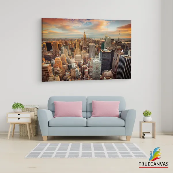 Multicolor_Empire_State_Building,_Wooden_Framed_Canvas_Paintings_|_For_Living_Room_|_Bedroom_|_Office_|_Gallery_|_Ready_Wall_Mount_Canvas_Wall_Art_Painting_|_Size_-_12_X_18In,_Ct0091