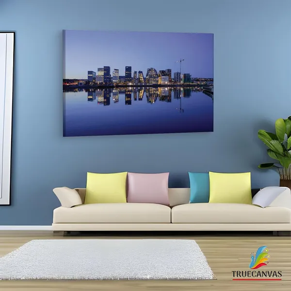 Multicolor_Oslo_City,_Wooden_Framed_Canvas_Paintings_|_For_Living_Room_|_Bedroom_|_Office_|_Gallery_|_Ready_Wall_Mount_Canvas_Wall_Art_Painting_|_Size_-_12_X_18In,_Ct0097