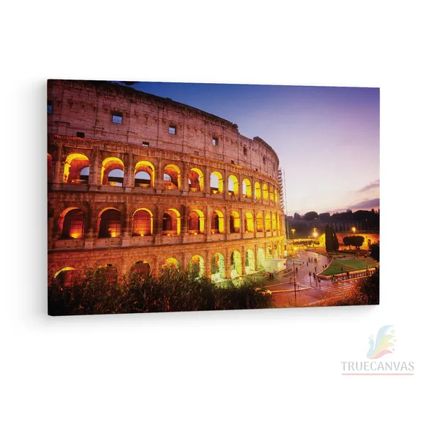 Multicolor_Colosseum,_Wooden_Framed_Canvas_Paintings_|_For_Living_Room_|_Bedroom_|_Office_|_Gallery_|_Ready_Wall_Mount_Canvas_Wall_Art_Painting_|_Size_-_12_X_18In,_Ct0109
