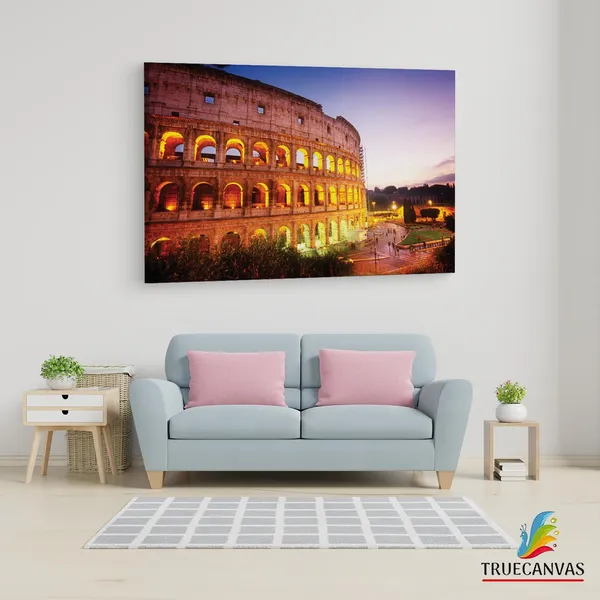 Multicolor_Colosseum,_Wooden_Framed_Canvas_Paintings_|_For_Living_Room_|_Bedroom_|_Office_|_Gallery_|_Ready_Wall_Mount_Canvas_Wall_Art_Painting_|_Size_-_12_X_18In,_Ct0109