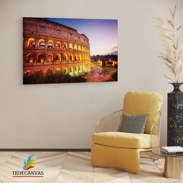 Multicolor_Colosseum,_Wooden_Framed_Canvas_Paintings_|_For_Living_Room_|_Bedroom_|_Office_|_Gallery_|_Ready_Wall_Mount_Canvas_Wall_Art_Painting_|_Size_-_12_X_18In,_Ct0109