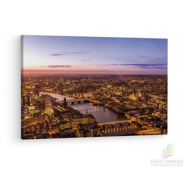 Multicolor_River_Thames,_Wooden_Framed_Canvas_Paintings_|_For_Living_Room_|_Bedroom_|_Office_|_Gallery_|_Ready_Wall_Mount_Canvas_Wall_Art_Painting_|_Size_-_12_X_18In,_Ct0110
