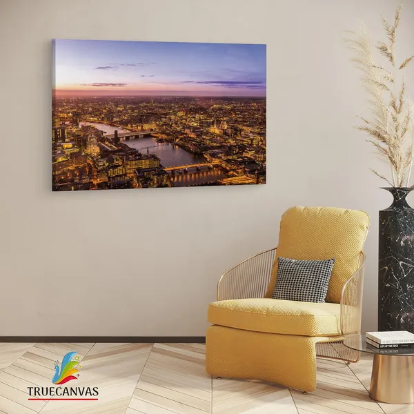 Multicolor_River_Thames,_Wooden_Framed_Canvas_Paintings_|_For_Living_Room_|_Bedroom_|_Office_|_Gallery_|_Ready_Wall_Mount_Canvas_Wall_Art_Painting_|_Size_-_12_X_18In,_Ct0110