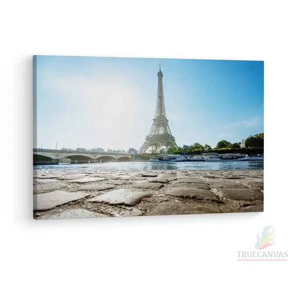 Multicolor_Eiffel_Tower,_Wooden_Framed_Canvas_Paintings_|_For_Living_Room_|_Bedroom_|_Office_|_Gallery_|_Ready_Wall_Mount_Canvas_Wall_Art_Painting_|_Size_-_12_X_18In,_Ct0113