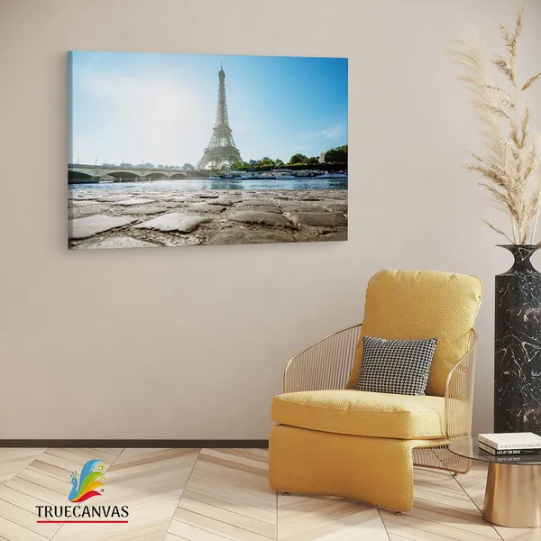 Multicolor_Eiffel_Tower,_Wooden_Framed_Canvas_Paintings_|_For_Living_Room_|_Bedroom_|_Office_|_Gallery_|_Ready_Wall_Mount_Canvas_Wall_Art_Painting_|_Size_-_12_X_18In,_Ct0113
