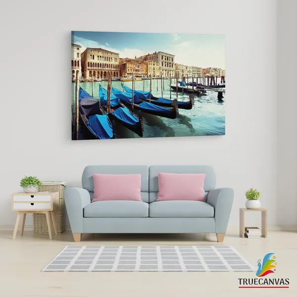 Multicolor_Venice_Gondola,_Wooden_Framed_Canvas_Paintings_|_For_Living_Room_|_Bedroom_|_Office_|_Gallery_|_Ready_Wall_Mount_Canvas_Wall_Art_Painting_|_Size_-_12_X_18In,_Ct0114