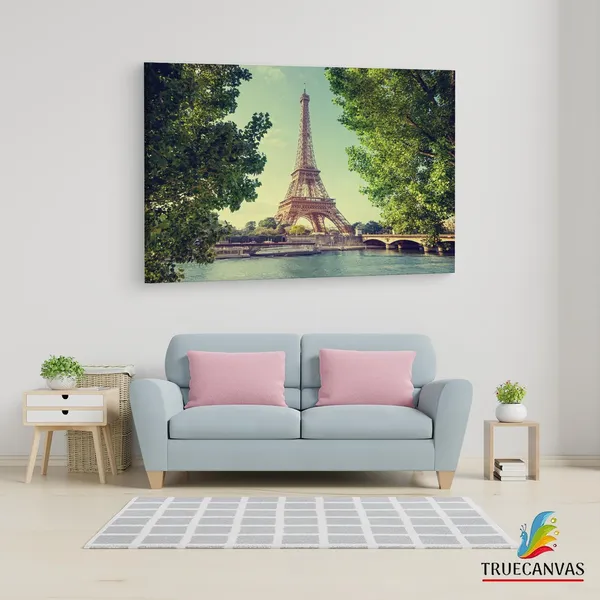 Multicolor_Eiffel_Tower,_Wooden_Framed_Canvas_Paintings_|_For_Living_Room_|_Bedroom_|_Office_|_Gallery_|_Ready_Wall_Mount_Canvas_Wall_Art_Painting_|_Size_-_12_X_18In,_Ct0118