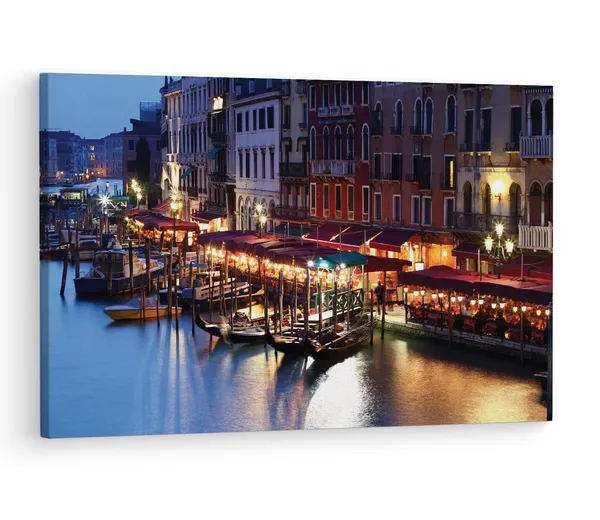 Multicolor_Venice,_Wooden_Framed_Canvas_Paintings_|_For_Living_Room_|_Bedroom_|_Office_|_Gallery_|_Ready_Wall_Mount_Canvas_Wall_Art_Painting_|_Size_-_12_X_18In,_Ct0119