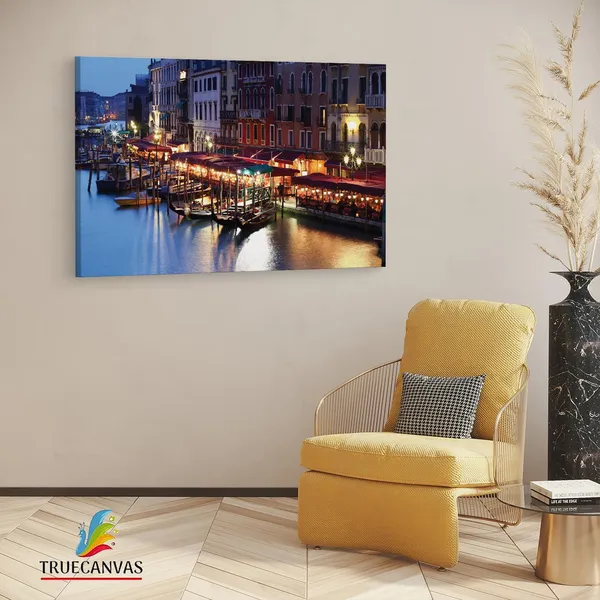 Multicolor_Venice,_Wooden_Framed_Canvas_Paintings_|_For_Living_Room_|_Bedroom_|_Office_|_Gallery_|_Ready_Wall_Mount_Canvas_Wall_Art_Painting_|_Size_-_12_X_18In,_Ct0119