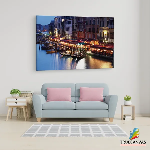 Multicolor_Venice,_Wooden_Framed_Canvas_Paintings_|_For_Living_Room_|_Bedroom_|_Office_|_Gallery_|_Ready_Wall_Mount_Canvas_Wall_Art_Painting_|_Size_-_12_X_18In,_Ct0119