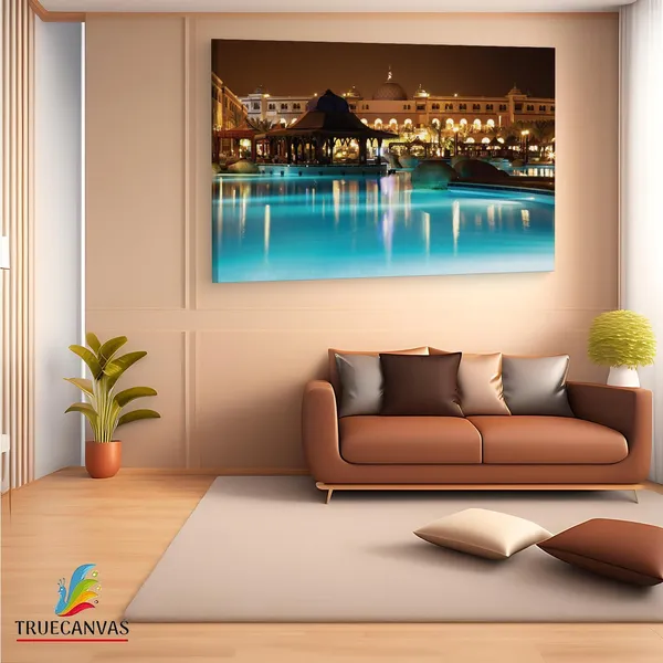Multicolor_Sentido_Mamlouk_Palace,_Wooden_Framed_Canvas_Paintings_|_For_Living_Room_|_Bedroom_|_Office_|_Gallery_|_Ready_Wall_Mount_Canvas_Wall_Art_Painting_|_Size_-_12_X_18In,_Ct0120