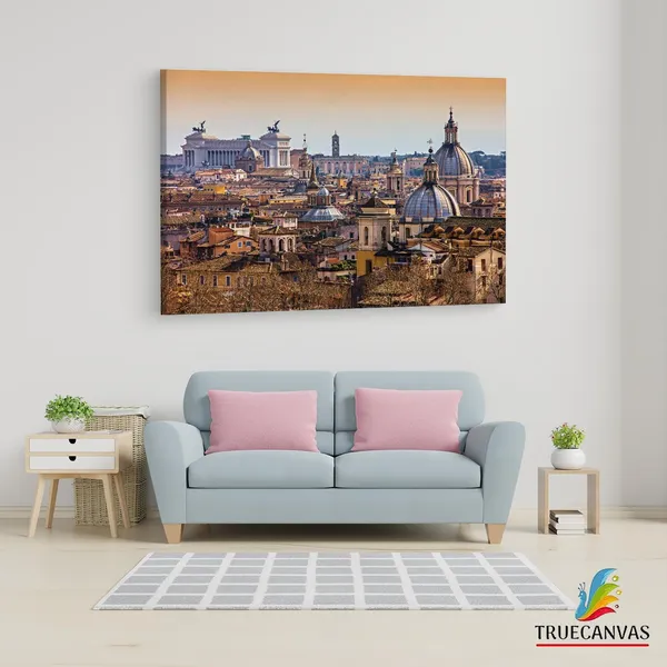 Multicolor_Rome_View,_Wooden_Framed_Canvas_Paintings_|_For_Living_Room_|_Bedroom_|_Office_|_Gallery_|_Ready_Wall_Mount_Canvas_Wall_Art_Painting_|_Size_-_12_X_18In,_Ct0124