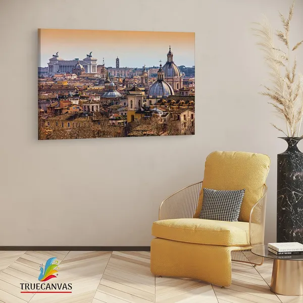 Multicolor_Rome_View,_Wooden_Framed_Canvas_Paintings_|_For_Living_Room_|_Bedroom_|_Office_|_Gallery_|_Ready_Wall_Mount_Canvas_Wall_Art_Painting_|_Size_-_12_X_18In,_Ct0124