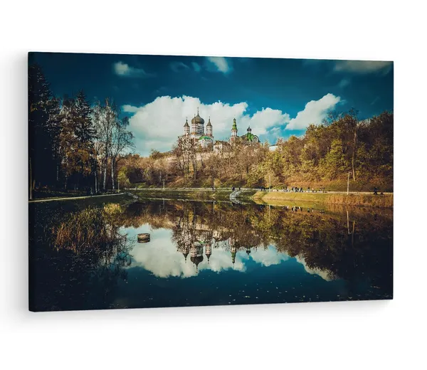 Multicolor_Feofaniya_Park,_Wooden_Framed_Canvas_Paintings_|_For_Living_Room_|_Bedroom_|_Office_|_Gallery_|_Ready_Wall_Mount_Canvas_Wall_Art_Painting_|_Size_-_12_X_18In,_Ct0127