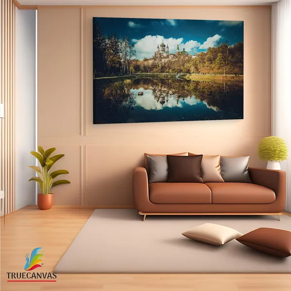 Multicolor_Feofaniya_Park,_Wooden_Framed_Canvas_Paintings_|_For_Living_Room_|_Bedroom_|_Office_|_Gallery_|_Ready_Wall_Mount_Canvas_Wall_Art_Painting_|_Size_-_12_X_18In,_Ct0127