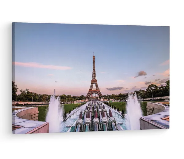 Multicolor_Eiffel_Tower,_Wooden_Framed_Canvas_Paintings_|_For_Living_Room_|_Bedroom_|_Office_|_Gallery_|_Ready_Wall_Mount_Canvas_Wall_Art_Painting_|_Size_-_12_X_18In,_Ct0139