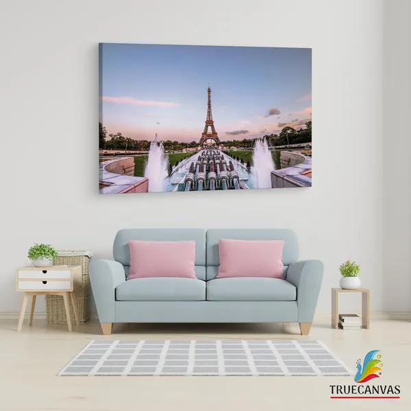 Multicolor_Eiffel_Tower,_Wooden_Framed_Canvas_Paintings_|_For_Living_Room_|_Bedroom_|_Office_|_Gallery_|_Ready_Wall_Mount_Canvas_Wall_Art_Painting_|_Size_-_12_X_18In,_Ct0139