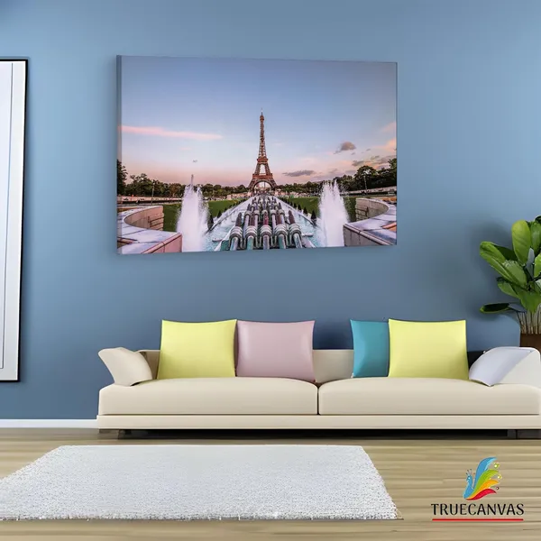 Multicolor_Eiffel_Tower,_Wooden_Framed_Canvas_Paintings_|_For_Living_Room_|_Bedroom_|_Office_|_Gallery_|_Ready_Wall_Mount_Canvas_Wall_Art_Painting_|_Size_-_12_X_18In,_Ct0139
