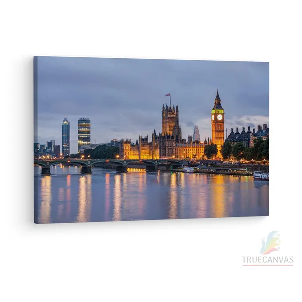 Multicolor_Big_Ben,_Wooden_Framed_Canvas_Paintings_|_For_Living_Room_|_Bedroom_|_Office_|_Gallery_|_Ready_Wall_Mount_Canvas_Wall_Art_Painting_|_Size_-_12_X_18In,_Ct0140