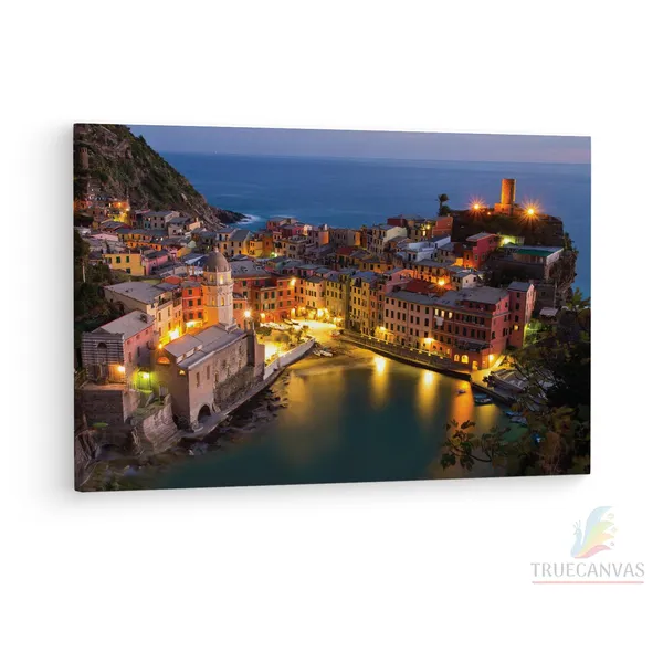 Multicolor_Cinque_Terre_National_Park,_Wooden_Framed_Canvas_Paintings_|_For_Living_Room_|_Bedroom_|_Office_|_Gallery_|_Ready_Wall_Mount_Canvas_Wall_Art_Painting_|_Size_-_12_X_18In,_Ct0142