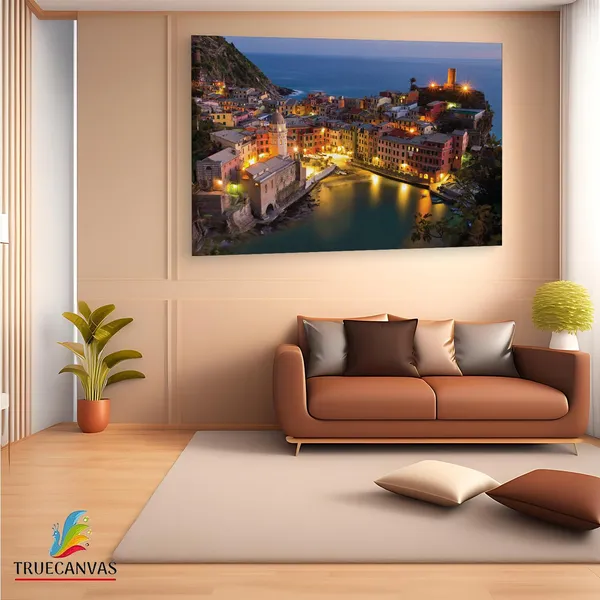 Multicolor_Cinque_Terre_National_Park,_Wooden_Framed_Canvas_Paintings_|_For_Living_Room_|_Bedroom_|_Office_|_Gallery_|_Ready_Wall_Mount_Canvas_Wall_Art_Painting_|_Size_-_12_X_18In,_Ct0142