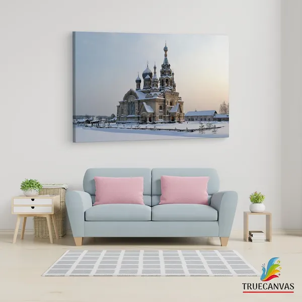 Multicolor_Khram_Spasa,_Wooden_Framed_Canvas_Paintings_|_For_Living_Room_|_Bedroom_|_Office_|_Gallery_|_Ready_Wall_Mount_Canvas_Wall_Art_Painting_|_Size_-_12_X_18In,_Ct0143